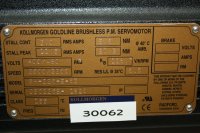 KOLLMORGEN Goldline Brushless Servo Motor BH-226-E-63...