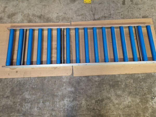Rollenbahn Rollengang 2000 x 540 mm 16 Rollen gebraucht