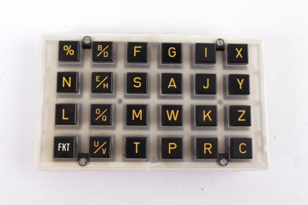 Rafi Tastatur Bedienfeld 3.82500.050/0000-000 542.005.384 aus Deckel Contour 3 gebraucht