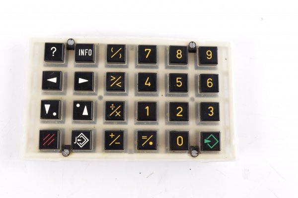 Rafi Tastatur Bedienfeld 3.82500.051/0000-000 529.004.598 aus Deckel Contour 3 gebraucht