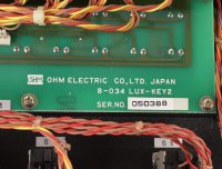 OHM Electric Bedientafel 8-087 LUX-CCM3 1446 8-034 LUX-KEY2 aus Lux-Turn/Mill LTI CNC Drehmaschine #used