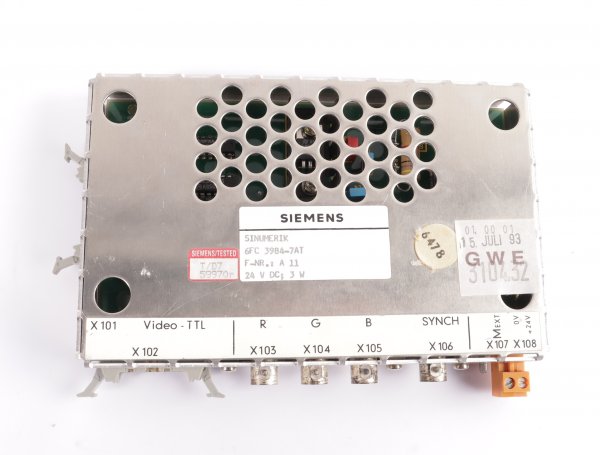 Siemens Sinumerik Ergänzung Video-Encoder 6FC3984-7AT  #used