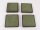 4x Air Loc Maschinenfüße Maschinenschuhe 120x120mm #used