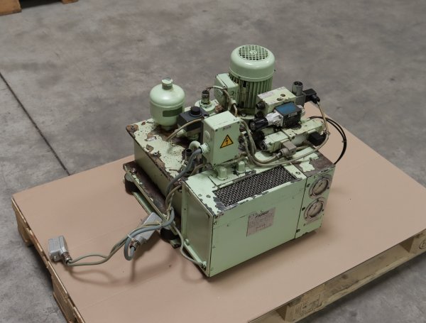 FluTec Hydraulikaggregat ÖKA-L0 S01/M aus Weiler UD24 CNC #used