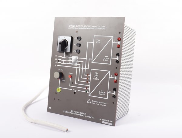 LN Lucas Nülle D.C. Power Supply Gleichstromversorgung SO3212-5W 0-240V/10A #used