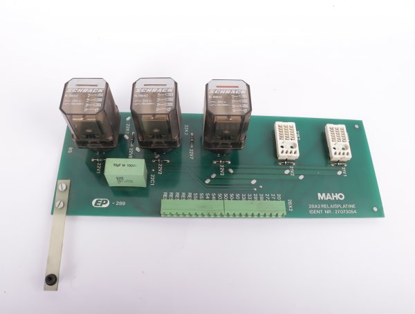 MAHO Relaisplatine 28A2 Id.Nr. 27.073054 #used