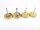 4x Maschinenfüße Maschinenschuhe rund dia.160mm LM 5-55 #used
