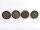 4x Maschinenfüße Maschinenschuhe rund dia.160mm LM 5-55 #used