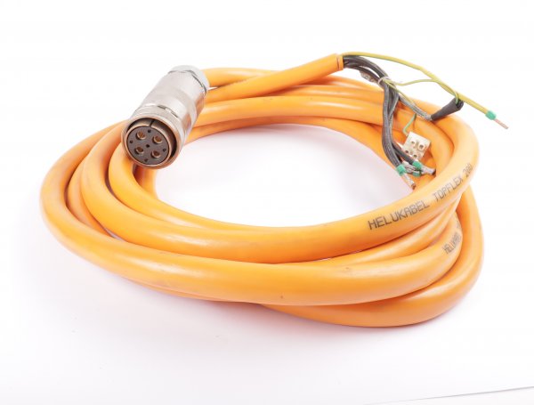 Motorleitung (Leistungsleitung) für Indramat Hauptspindelmotor ca.5m #used