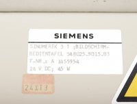 Siemens SINUMERIK 3T Bedientafel 548 025.9015.03 ohne Bildschirm #used