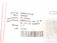 Schrack Kammrelais ZL 040 024  24V GS 5A #used