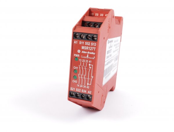 Allen Bradley Guardmaster Safety Relay MSR127T 24V AC/DC Ser.C #used