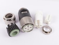 Schweiger Leistungsstecker Intercontec Gr.3 4-polig ohne Anschlusshülsen #new w/o box