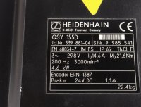 Heidenhain Servomotor QSY 155D Id.Nr. 339 881-04 aus Bridgeport VMC 1000/22 #used