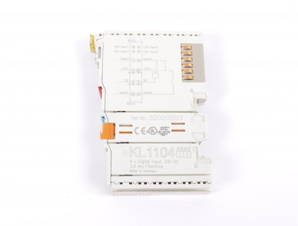 Beckhoff Busklemme KL1104 4-Kanal Digital-Eingang 24V DC #used