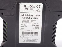 Bihl+Wiedemann AS-i Safety Relay Output Module BWU2045 12660 #used
