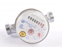 Werner Schütz Einstrahlzähler Typ ETK Qn 1,5 m3/h bis 30°C verchromt WZK15 #new open box