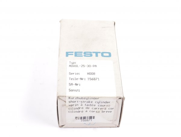 FESTO Kurzhubzylinder ADVUL-25-30-PA 156871 #used