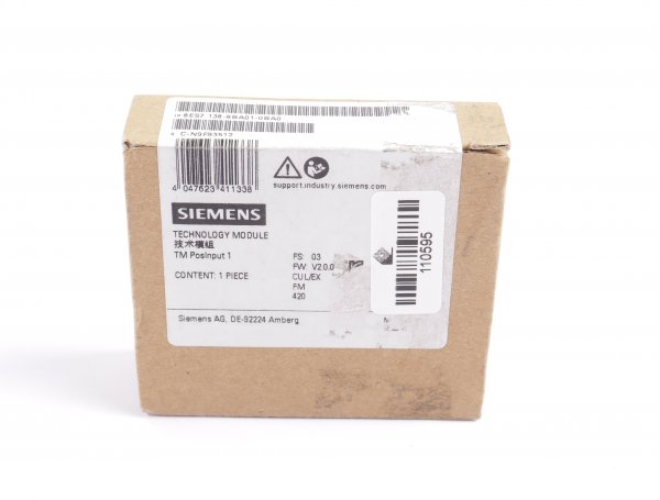 Siemens SIMATIC ET 200SP TM Posinput 1 Zähl- und Positionserfassungsbaugruppe 6ES7138-6BA01-0BA0 #new sealed