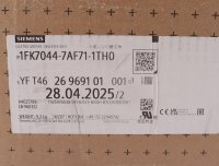 Siemens SIMOTICS S Synchronservomotor 1FK7044-7AF71-1TH0...