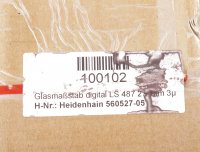 Heidenhain Glasmaßstab LS 487 ML270mm Id.-Nr. 560 527-05 #used