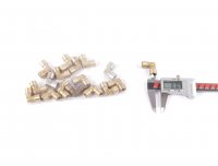 Konvolut Riegler T-Einschraubverteiler T-Verbinder X-Schraubverbinder Winkel Verbinder #used