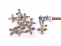 Konvolut Riegler T-Einschraubverteiler T-Verbinder X-Schraubverbinder Winkel Verbinder #used