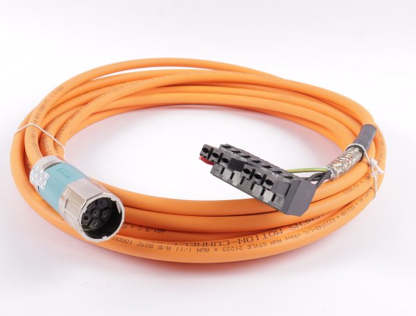 Siemens Leistungsleitung konfektioniert 6FX8002-5CN06-1AJ0 8m #new w/o box