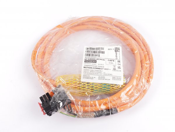Siemens Leistungsleitung konfektioniert 6FX8002-5CN36-1AF5  5,5m #new open box