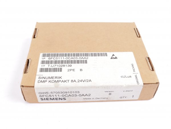 Siemens SINUMERIK 840C/840CE/840D/840DE elektr. Baugruppe für CNC DMP-kompakt 6FC5111-0CA03-0AA2 #new sealed