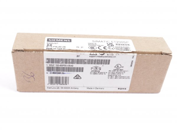 Siemens SIMATIC ET 200SP Base-Unit 6ES7193-6BP00-0BA0 #new open box