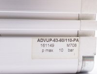 FESTO Mehrstellungszylinder ADVUP-63-60/110-PA 161149 #used
