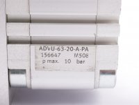FESTO Kompaktzylinder ADVU-63-20-A-PA 156647 #used
