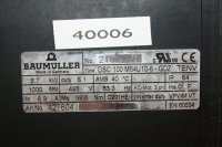 Baumüller Servomotor DSC 100 M64U10-8-GDZ TENV #used