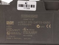 Siemens SIMATIC S7-300 CPU 315-2 DP Zentralbaugruppe 6ES7315-2AF03-0AB0 #used