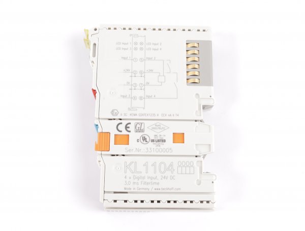 Beckhoff Busklemme KL1104 4-Kanal Digital-Eingang 24V DC #new w/o box