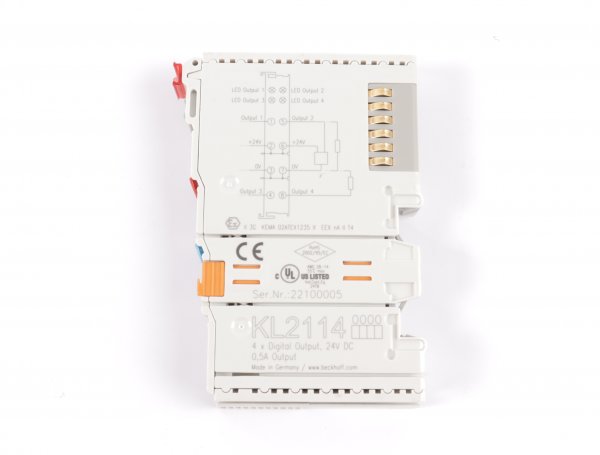 Beckhoff Busklemme KL2114  4-Kanal Digital-Ausgang 24V DC 0,5A  #new w/o box