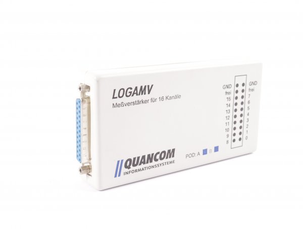 QUANCOM LOGAMV Meßverstärker für 16 Kanäle #used