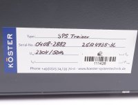 KÖSTER SPS-300 Siemens SIMATIC S7 Schulungsrack 2GA 4735-3L #used