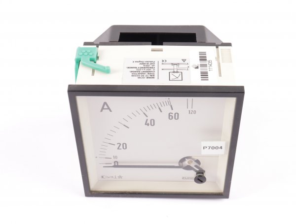 ZURC Ammeter EC96 0...60A a.c. 45...65Hz #used