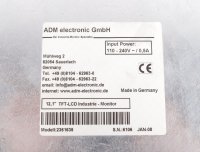 ADM electronic TFT-LCD Industrie-Monitor 12,1"...