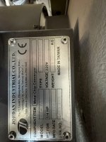 Jordan Industrial Späneförderer J0-168 0080-03 von OKUMA Drehmaschine Neuwertig