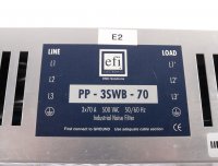 efi Electronics Industrial Noise Filter PP-3SWB-70 #used