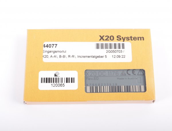 B&R Eingangsmodul X20 DC 1176 44077 Rev. E0 #new open box