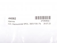 B&R Klemme X20 Steckverbinder 44082  5-polig 300V/10A...