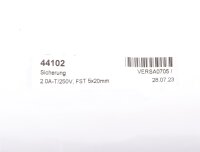 B&R Sicherung 44102 2.0A-T/250V FST 5x20mm 1 Pck. mit...