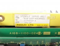 FANUC AC Spindle Servo Unit A06B-6059-H003#H503 A16B-1100-0240/05A A16B-1100-0200/22BR #used