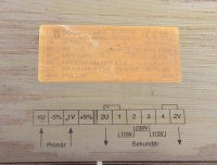 Graupner Drossel 16.710 27.080 309 Pri:400V +/-5 % Sek:230V 4,35A oder 115V 8,7A  aus Maho MH 600W CNC Fräsmaschine #used