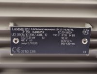 LAMMERS 3~Motor 7AA80M25K UD 0605/1013987-001-12 #used