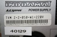 INDRAMAT Power Supply TVM 2.2-050-220/300-W1/220/380 TVM 2.2-050-W1-220V